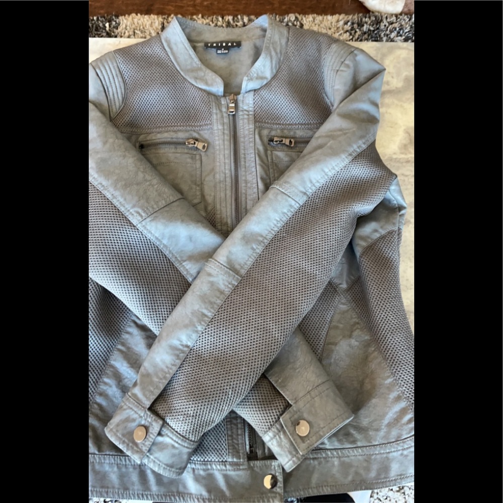 Tribal Leather Jacket